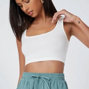 Square neck crop top
